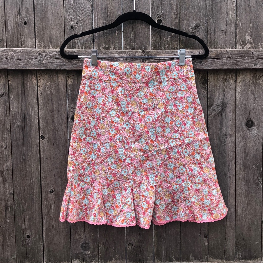 Cabi Floral Skirt